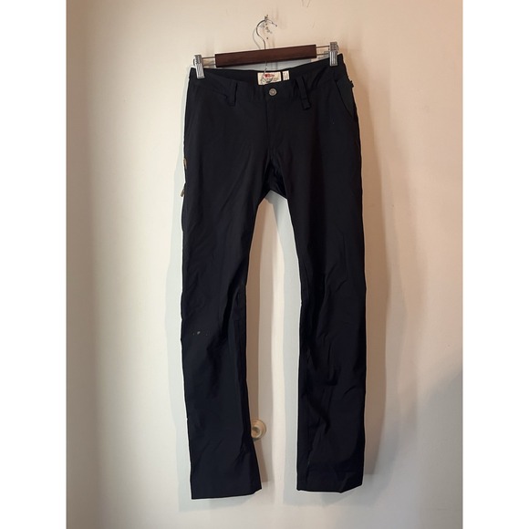 Fjallraven Abisko Stretch Trousers Womans 28 Black Low-mid Rise Athletic - Picture 1 of 7
